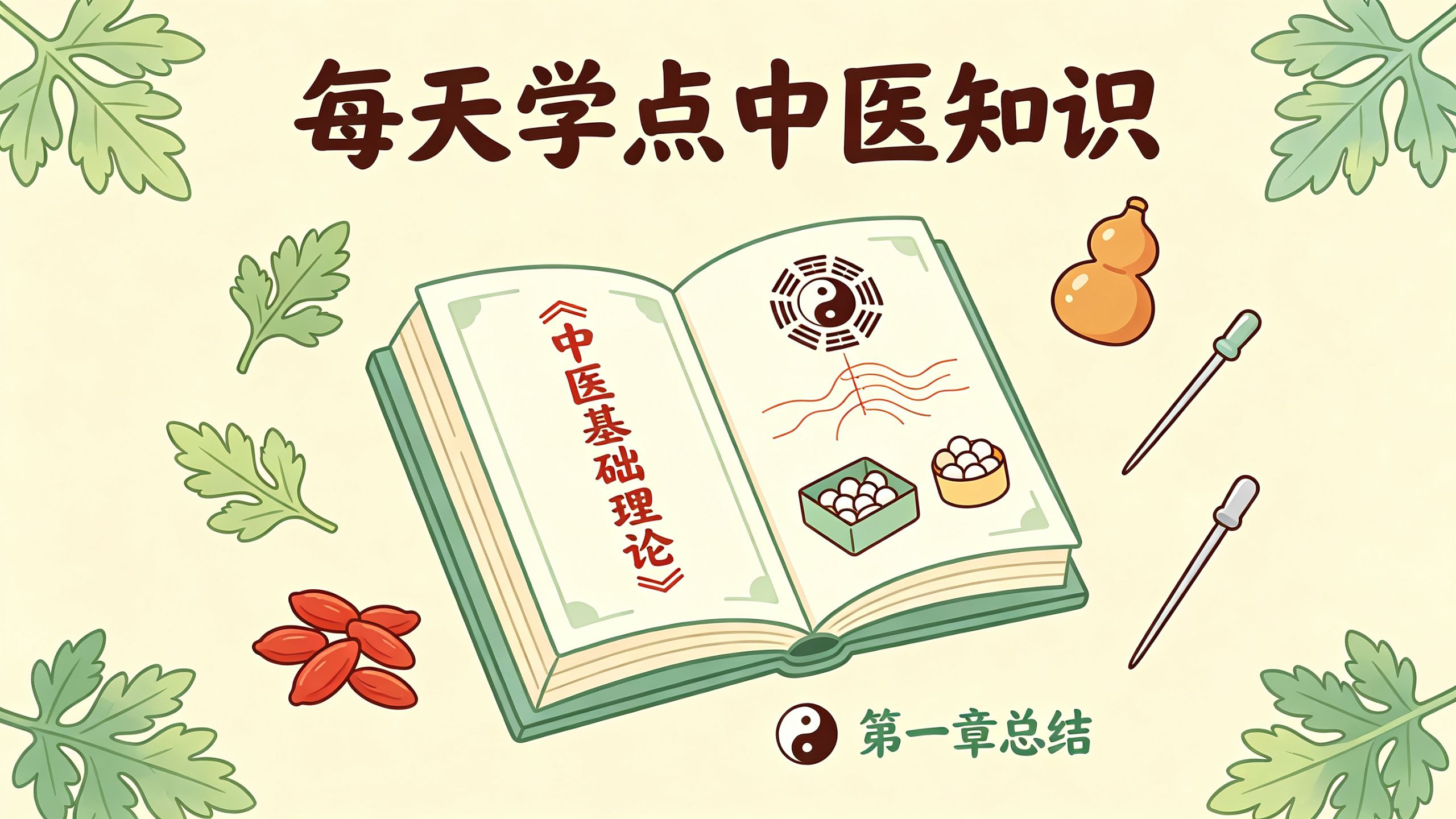 《中医基础理论》第一章 总结