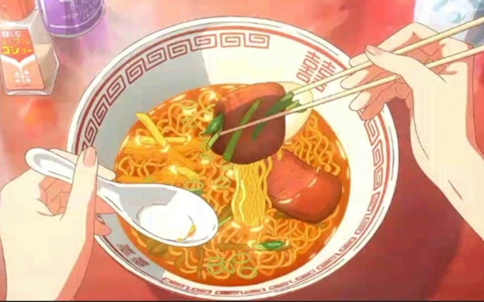 动画片美味泡面