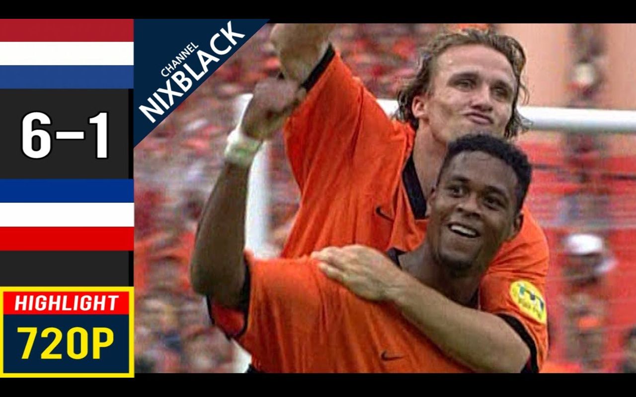 2000年欧洲杯14决赛荷兰vs南斯拉夫精彩集锦