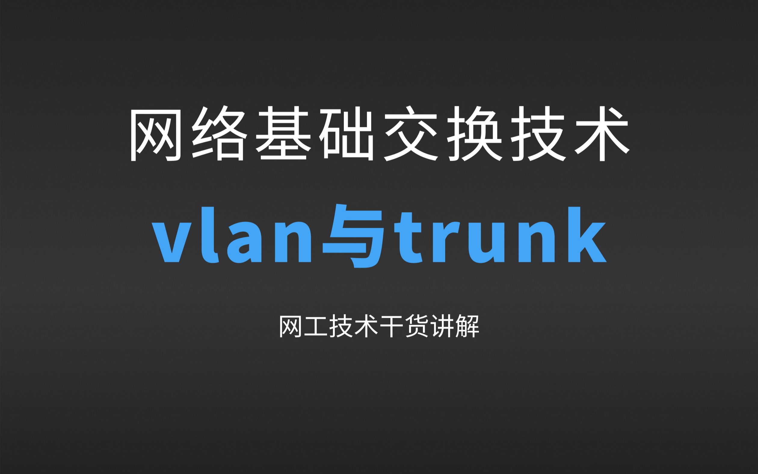 08 网络基础交换技术vlan与trunk——讲的很透说的很明白哔哩哔哩bilibili