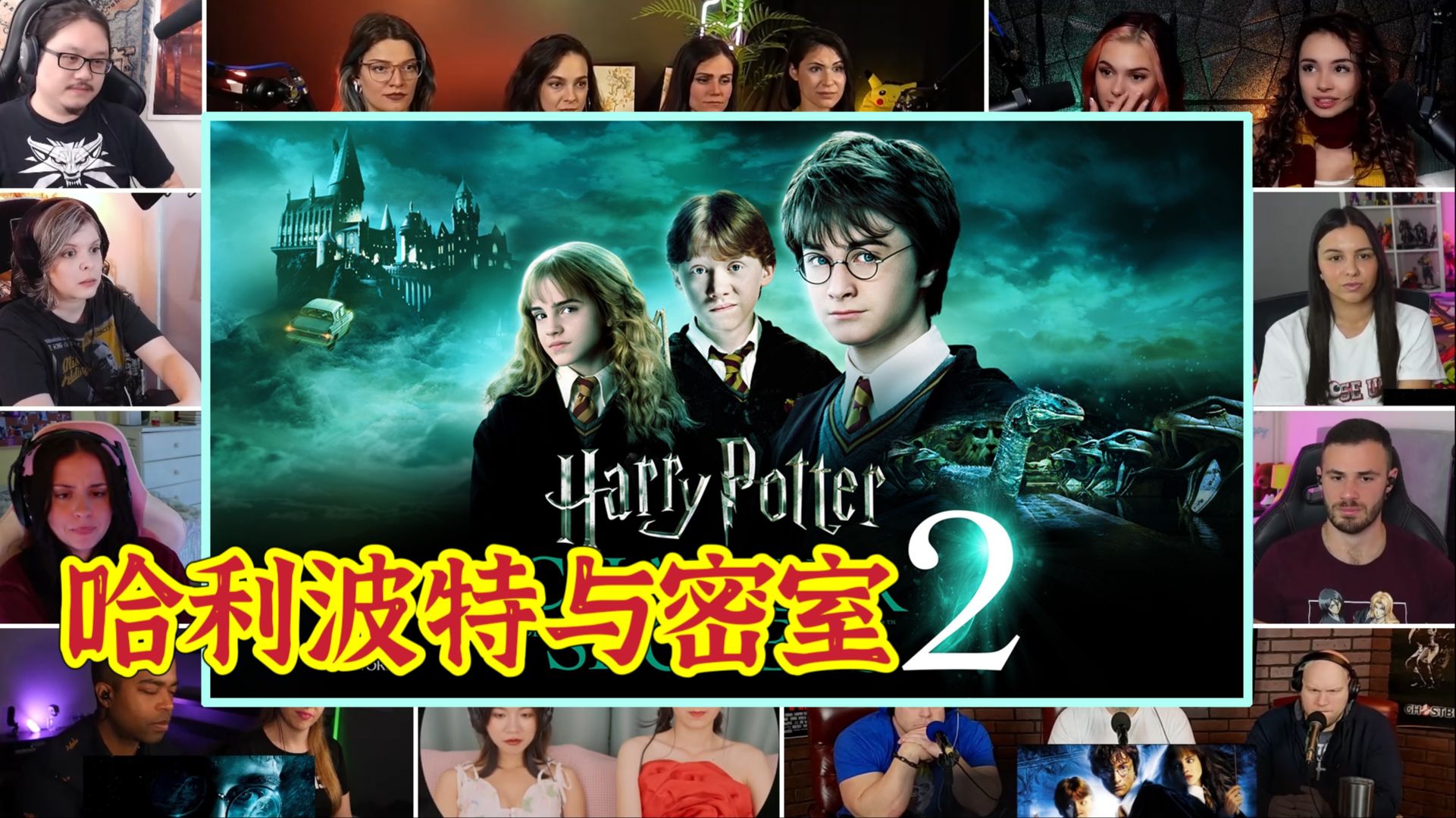 哈利波特名场面之"打人柳"老外看《哈利波特与密室》reaction