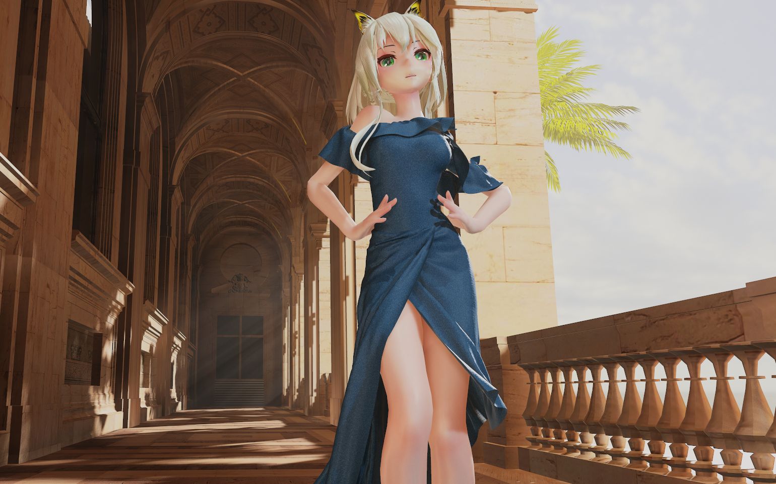 【次世代/布料/明日方舟】你从没见过的礼服版凯尔希的舞【wow thing