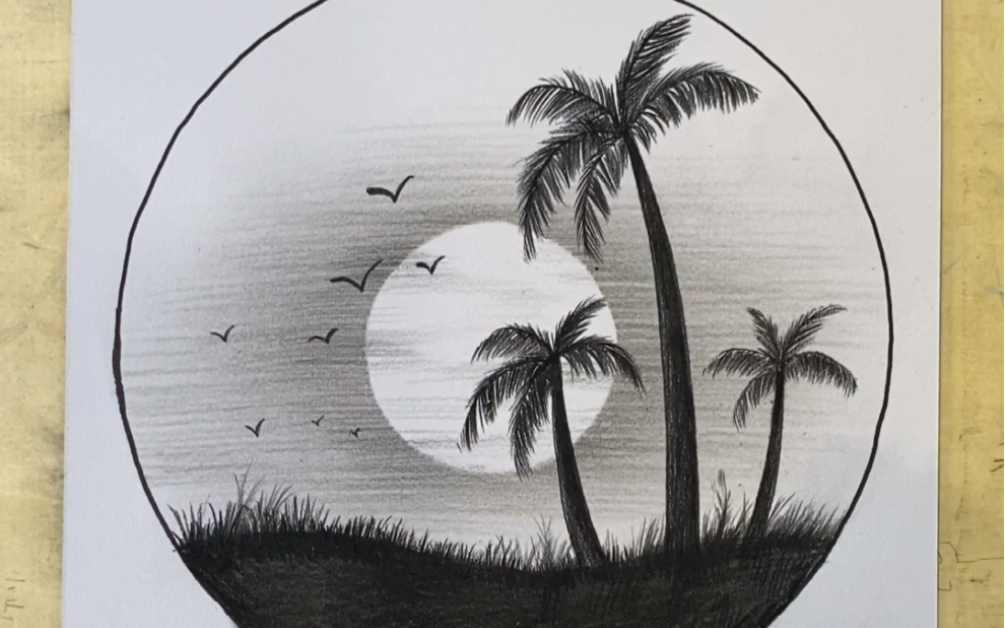 简单操作,画一幅美美的风景画