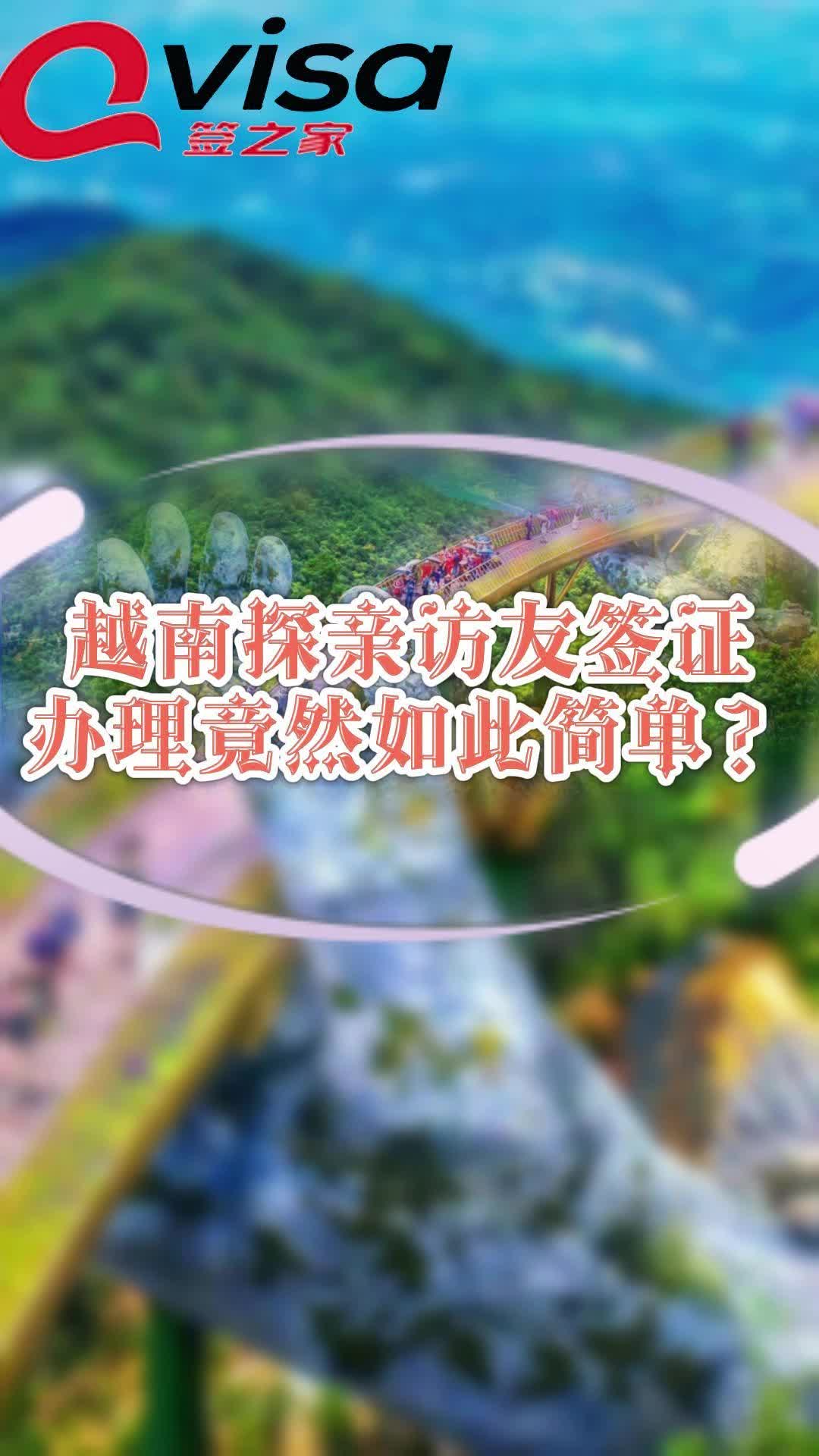 探亲访友不用怕!越南探亲访友签证办理竟然如此简单?哔哩哔哩bilibili