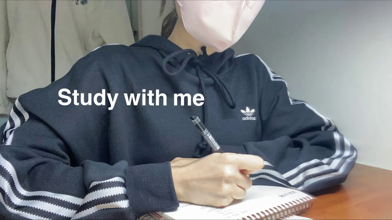 【搬运】Study with me|和南韩超人姐Bogyung学习4h|期末考试期间学习记录|9PM1AM|背景噪音|no bgm|Bogyung哔哩哔哩bilibili