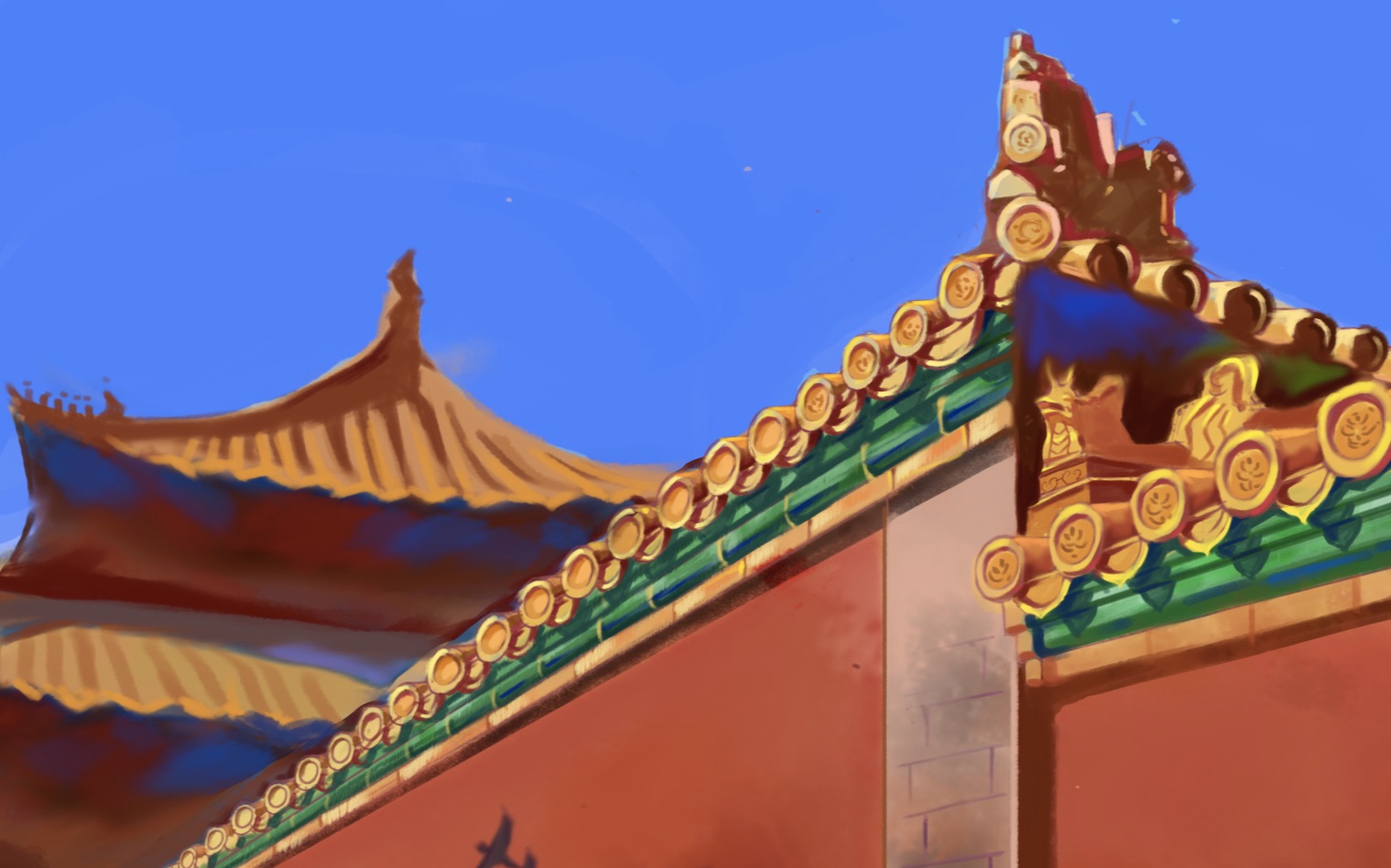 厚涂出故宫的一角!_哔哩哔哩 (゜-゜)つロ 干杯~-bilibili