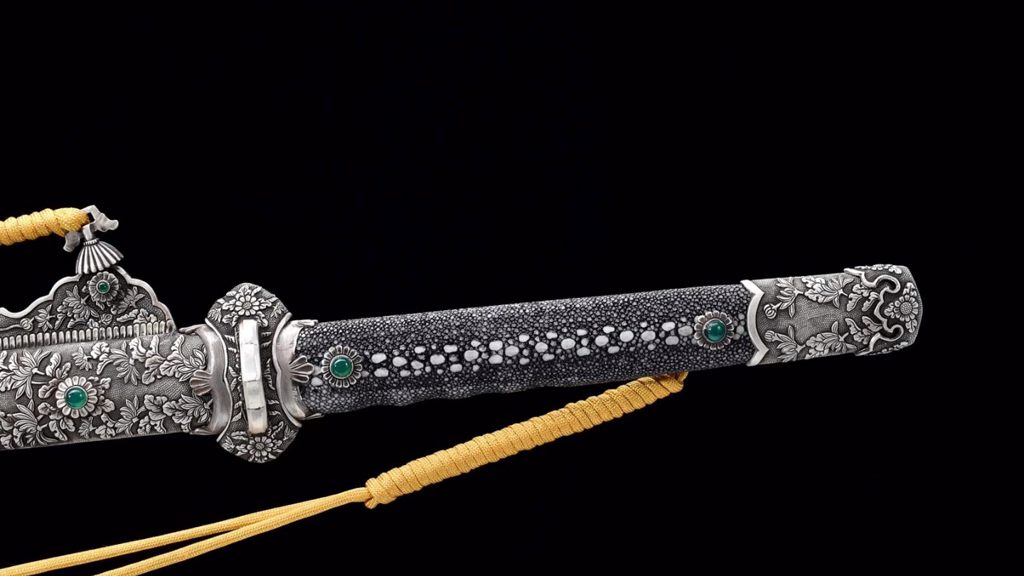 陨铁混合锻打唐刀