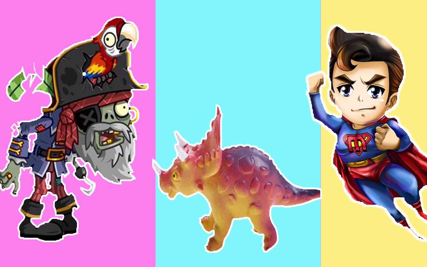 海盗僵尸攻击小恐龙,超级英雄超人帮助小恐龙大战海盗僵尸