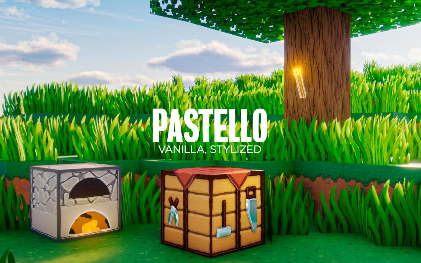 强烈推荐《PASTELLO》原版高清3D材质包(附下载)哔哩哔哩bilibili我的世界