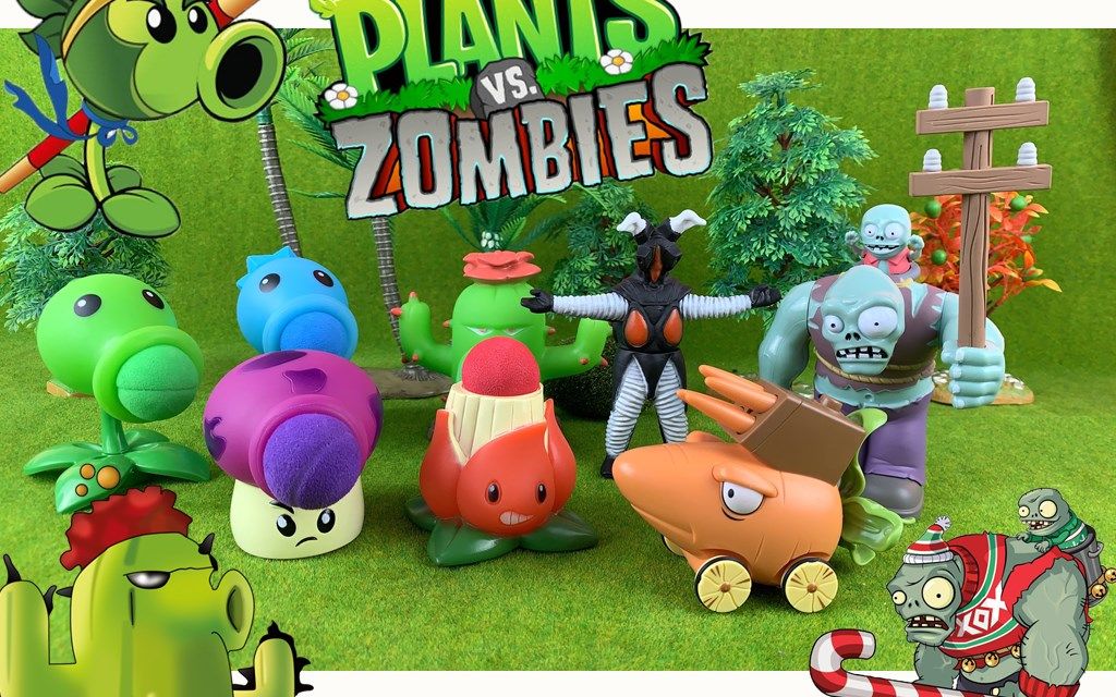 植物大战僵尸玩具故事:怪兽杰顿带领巨人僵尸进攻植物庄园 没想到被胡