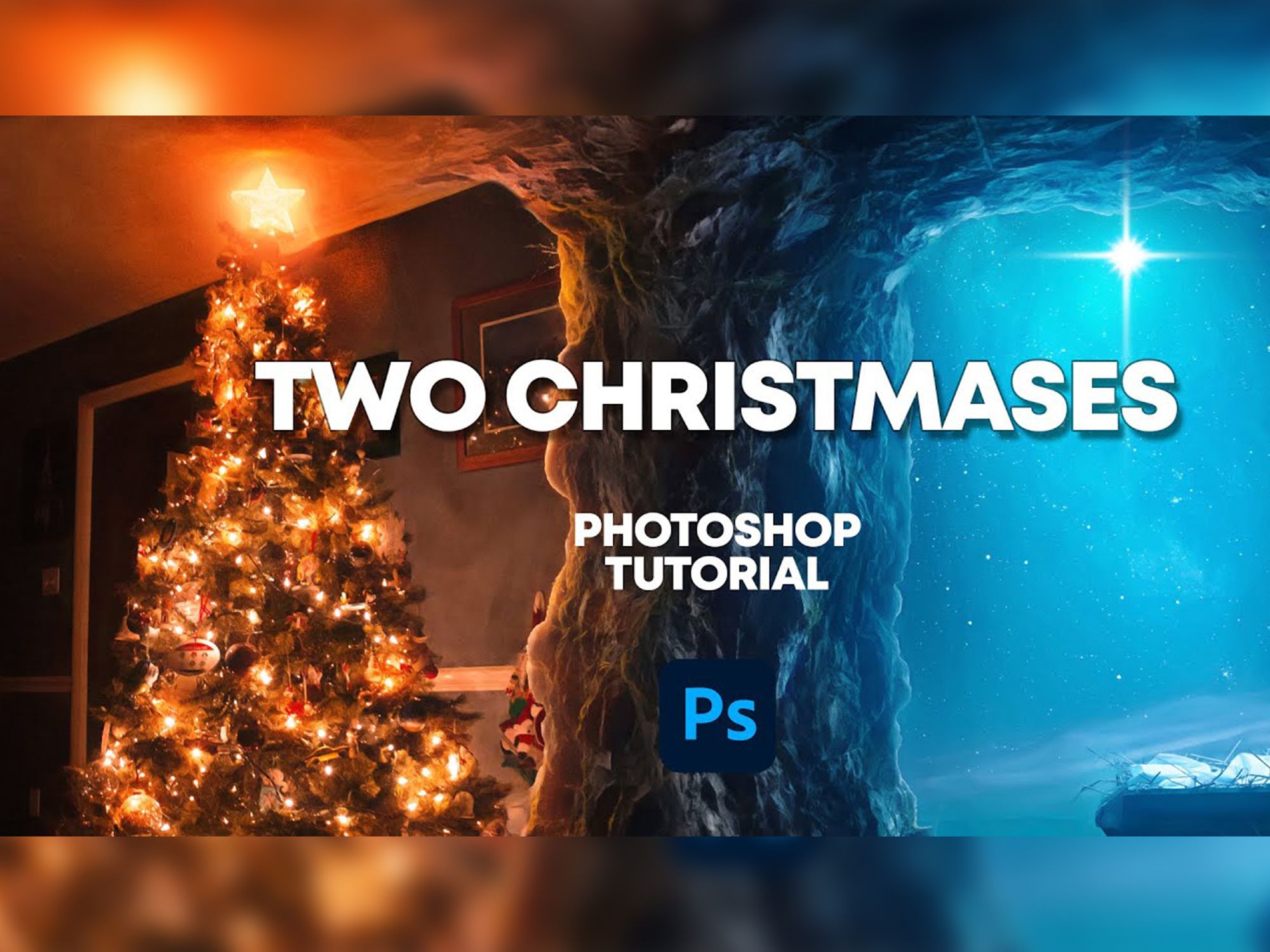 photoshop创意合成教程-冷暖圣诞节