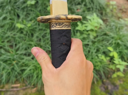 疾风武士刀.t10钢覆土烧刃(刀镡自由选择)(支持各种尺寸款式定制)