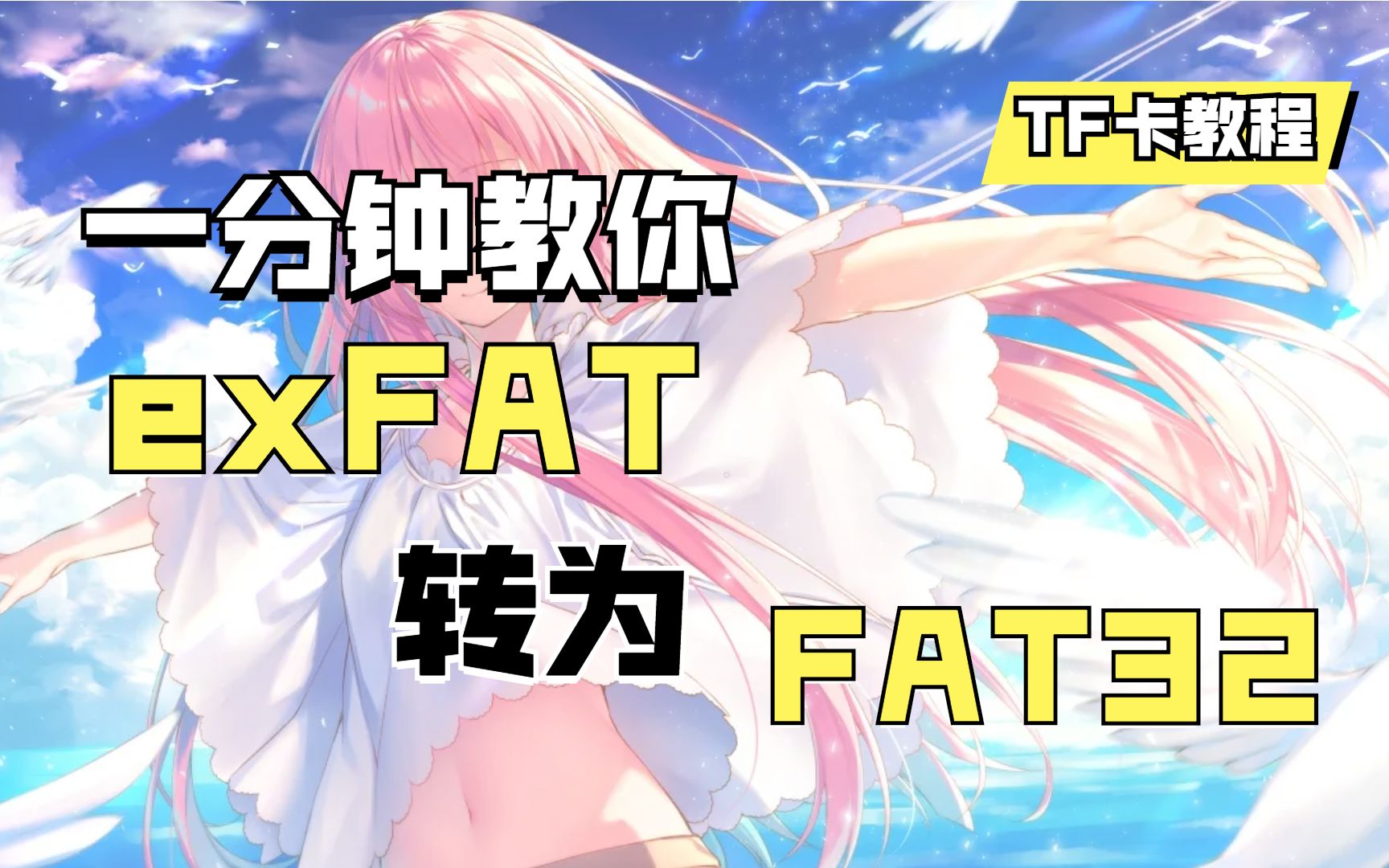 switch内存卡 exFAT转FAT32哔哩哔哩bilibili