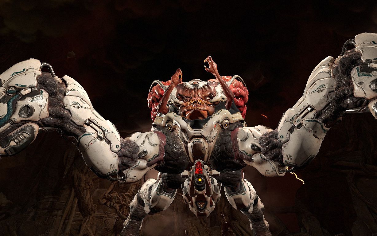 doom2016 很强很暴力难度全流程爽快实况 终章 努尔之环 最终boss蜘蛛