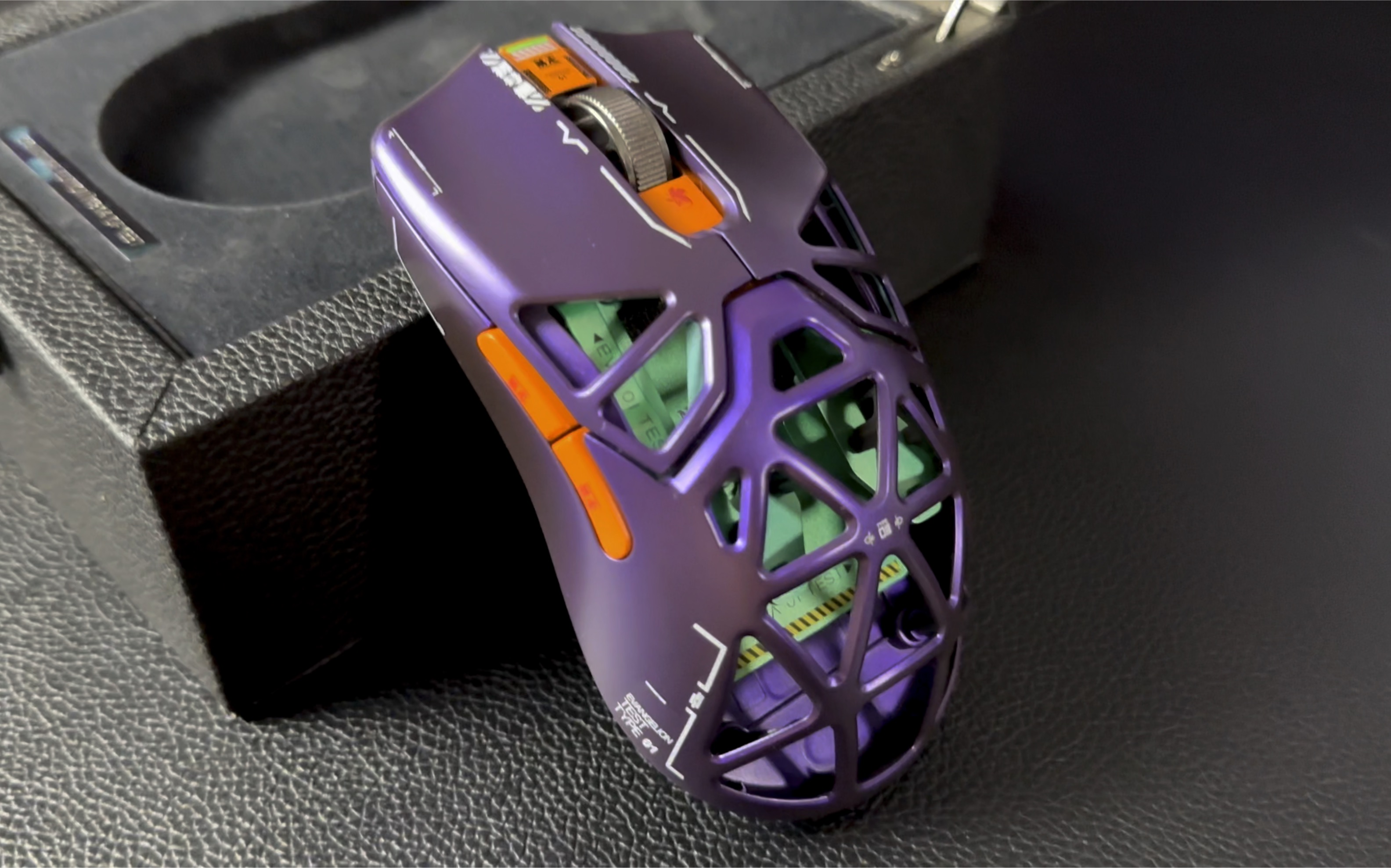 雷蛇毒蝰mini signature edition 鼠标改色 涂装eva初号机主题颜色