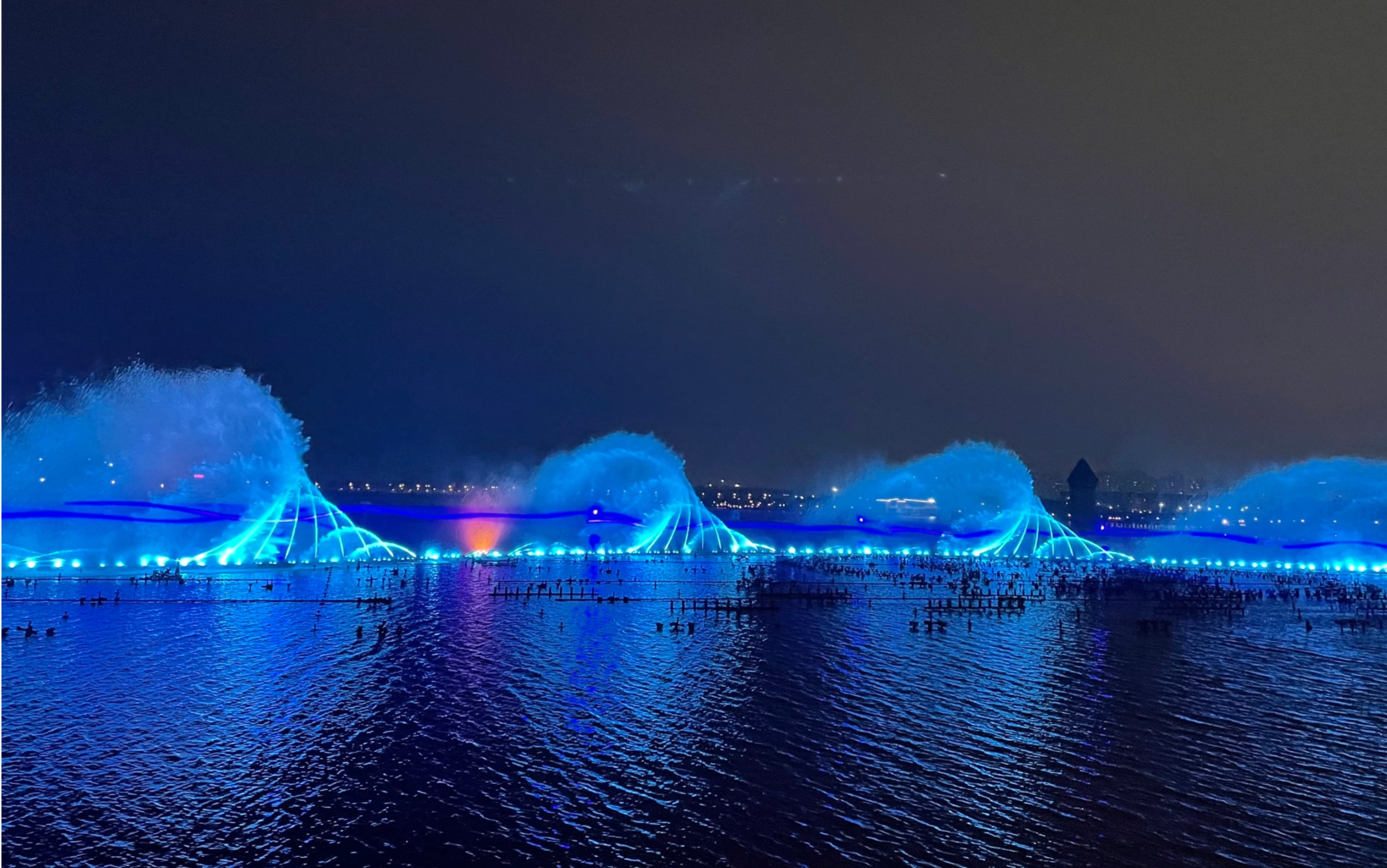 九龙湖音乐喷泉-鼓震九州