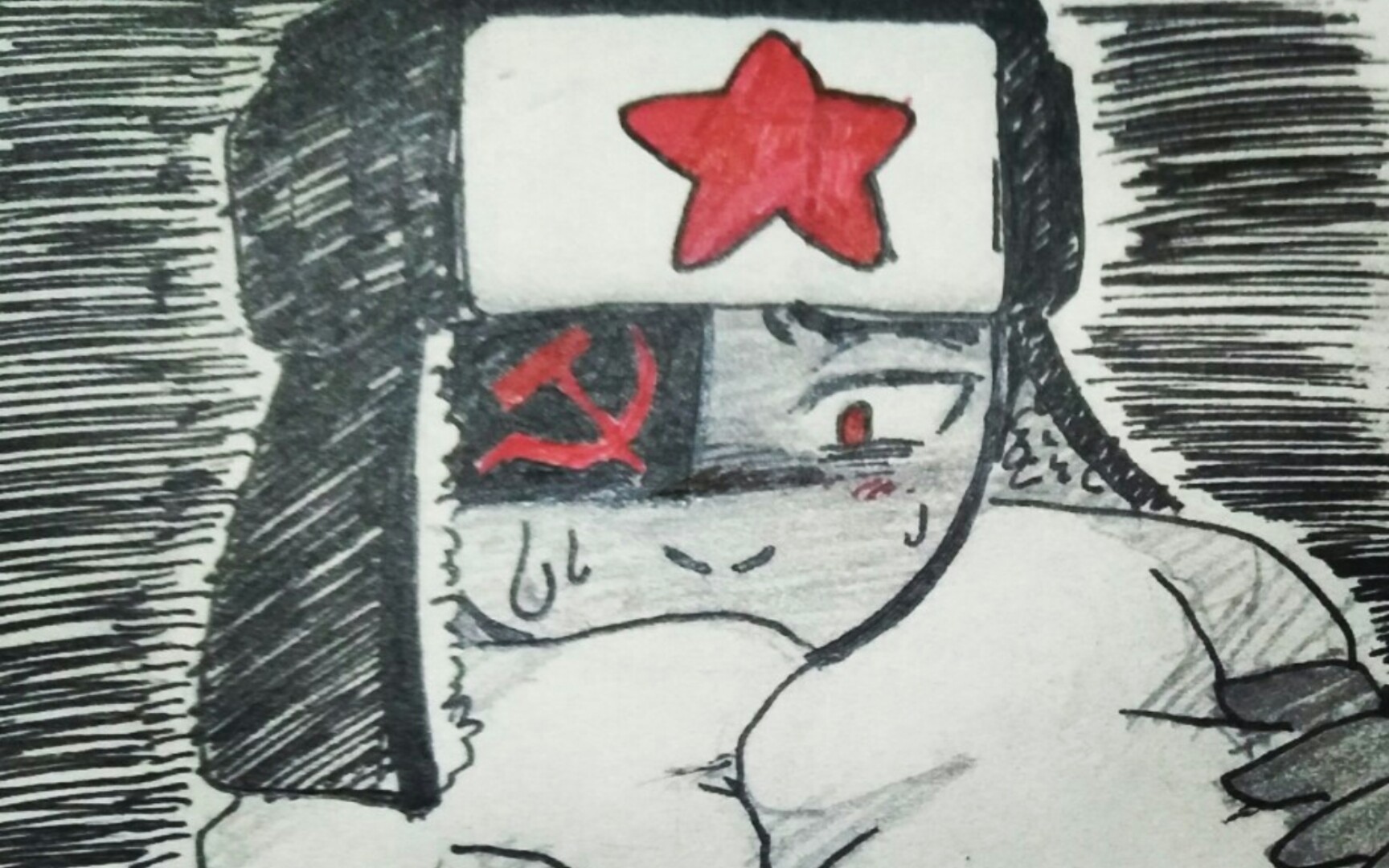 【ch | 手绘漫画 | 苏瓷俄】瓷：冻死了！快盖上！（后面附凑时间的本人绘画史）_哔哩哔哩_bilibili