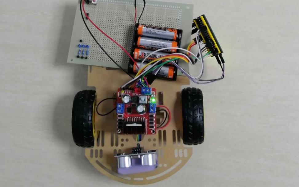 stm32超声波避障小车(极简版)