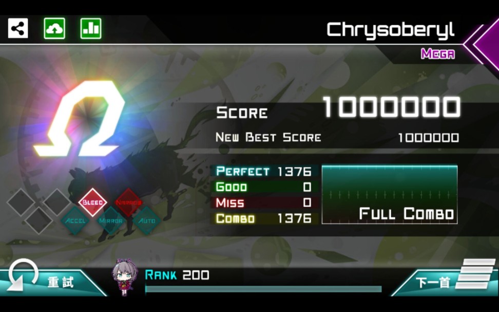 [Dynamix](触怎误么误触全是误)Chrysoberyl MEGA14 OMEGA音游热门视频