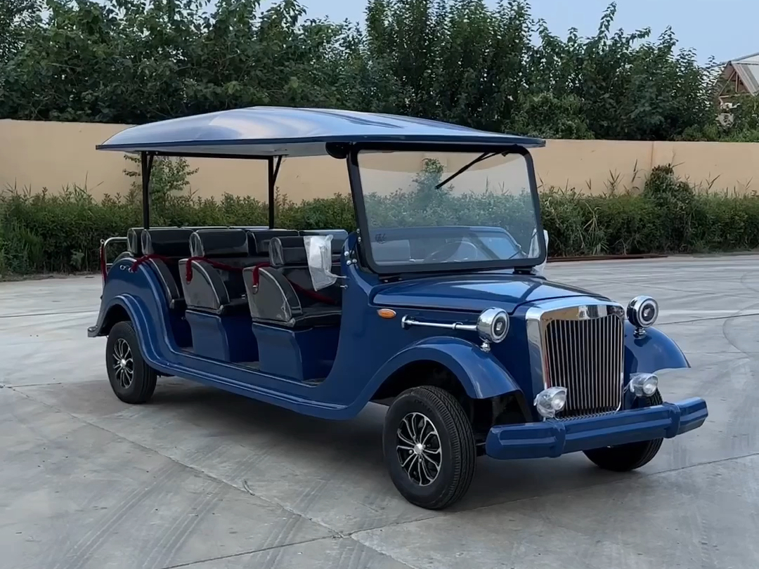 4排11座复古电动老爷车