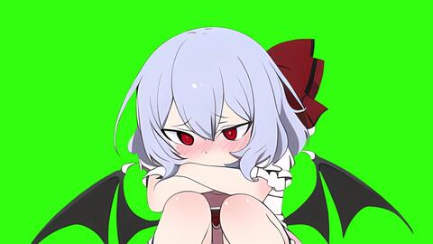 Sad Cat Dance Remilia Scarlet GIF