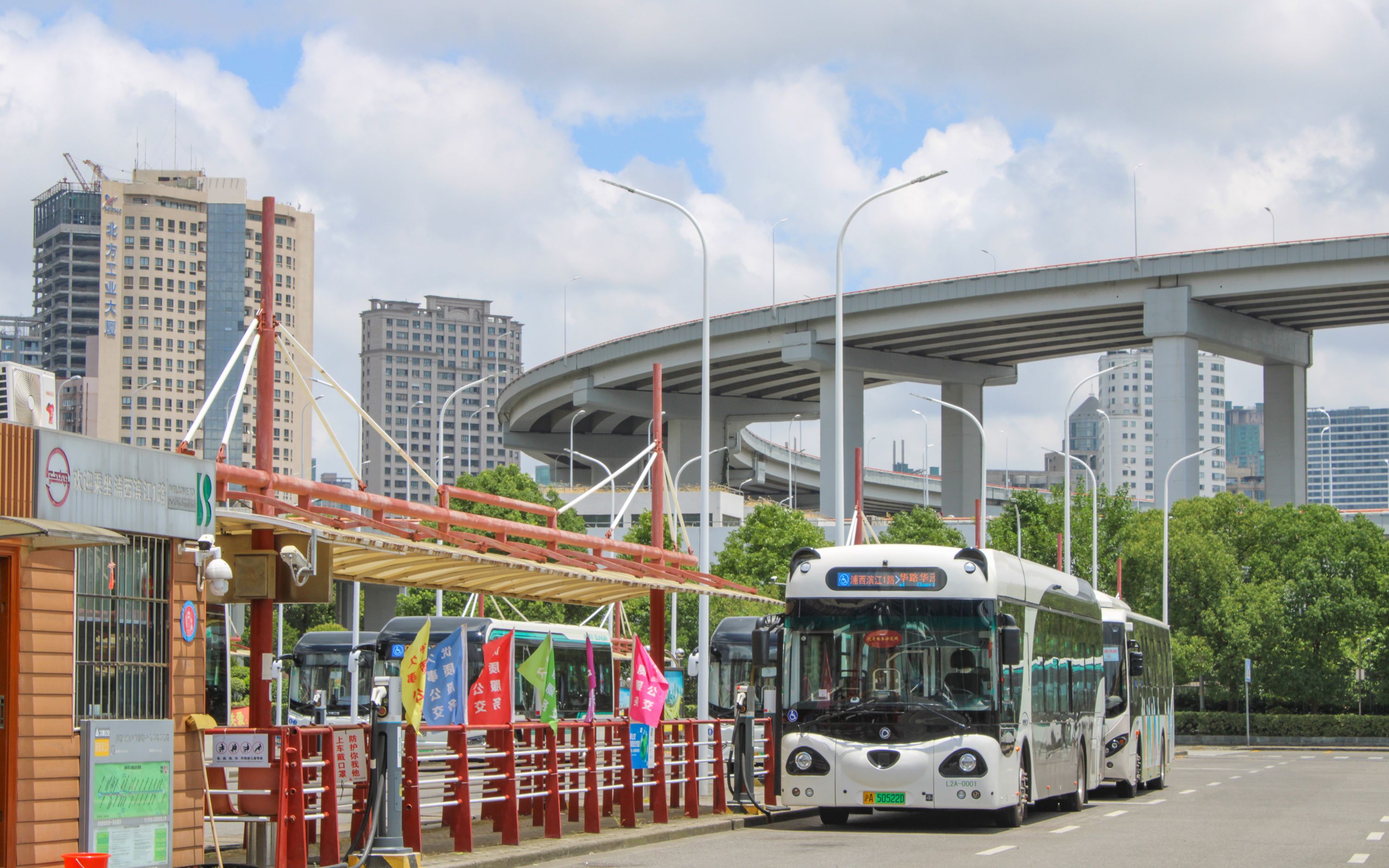 上海公交 浦西滨江1路 pov_哔哩哔哩_bilibili