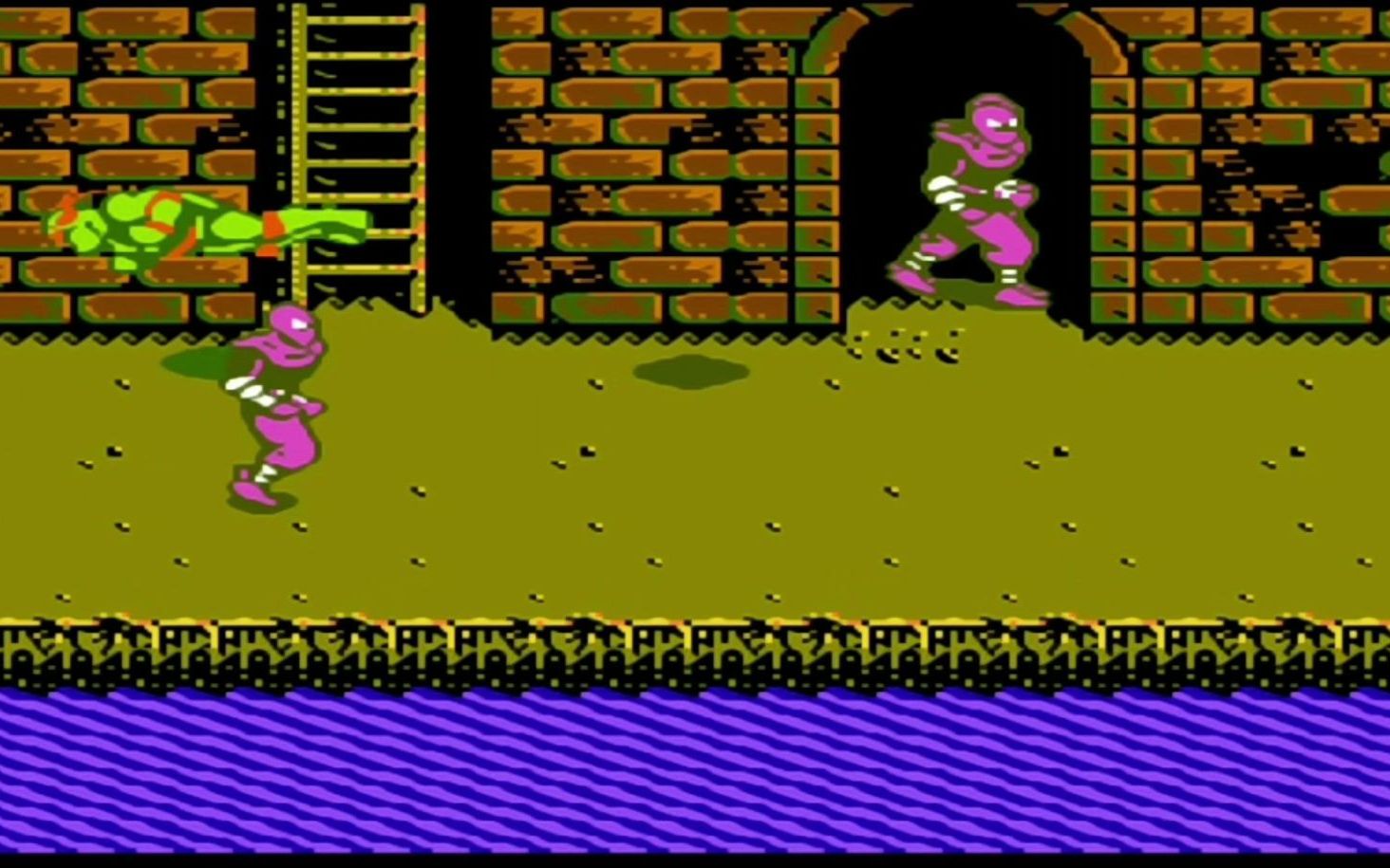 fc游戏忍者神龟:你小时候玩999合1的卡带有这个游戏么