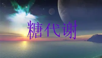 艾可生物化学第十七期课程节选-糖类代谢