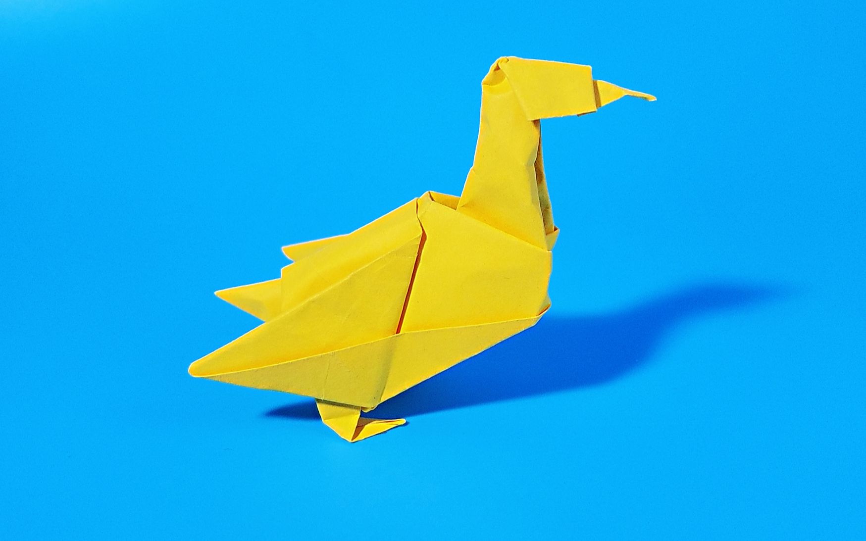 教你折纸小天鹅,简单形象,一学就会