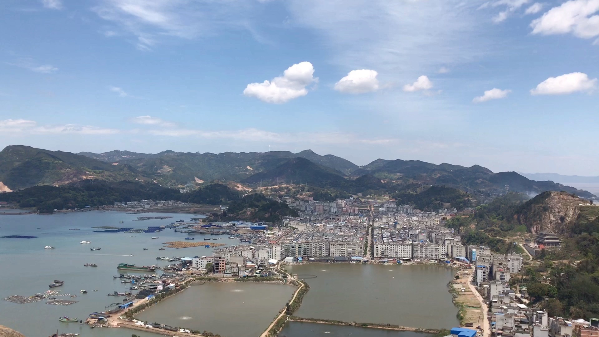 霞浦下浒狮子山上观海