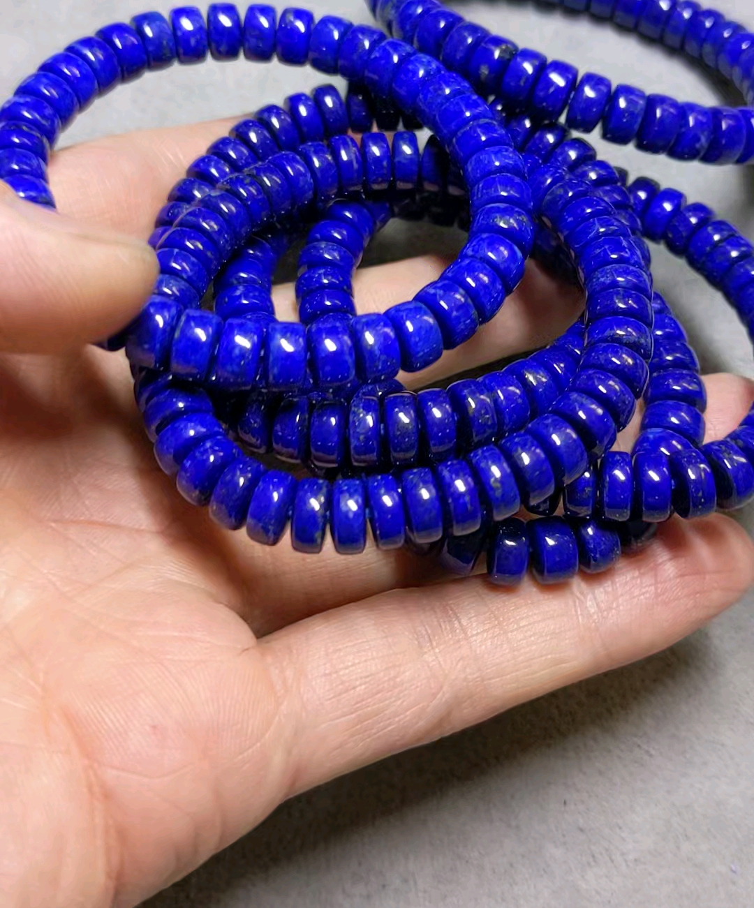 青金石药片珠手串