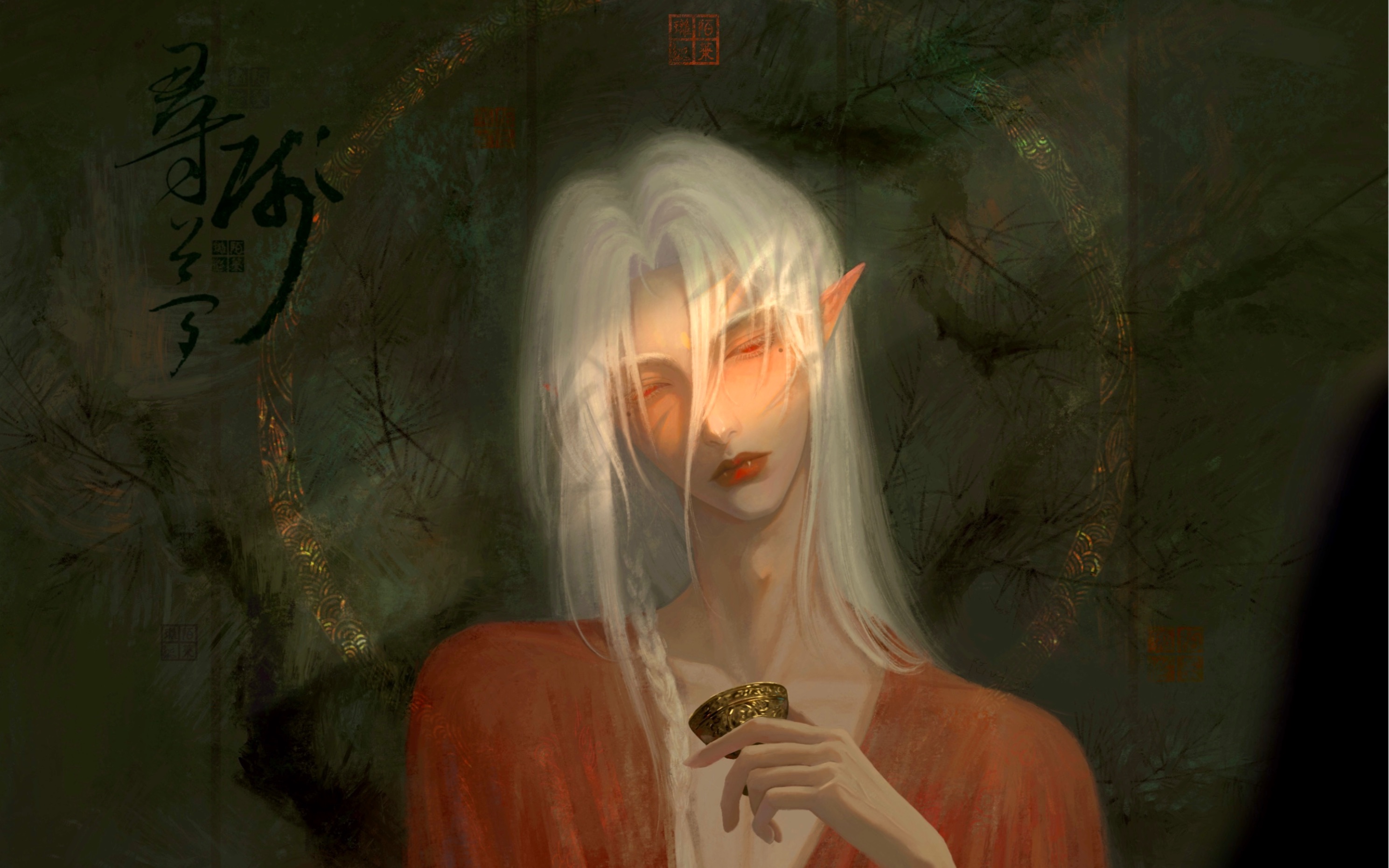 画画过程|原耽小说oc