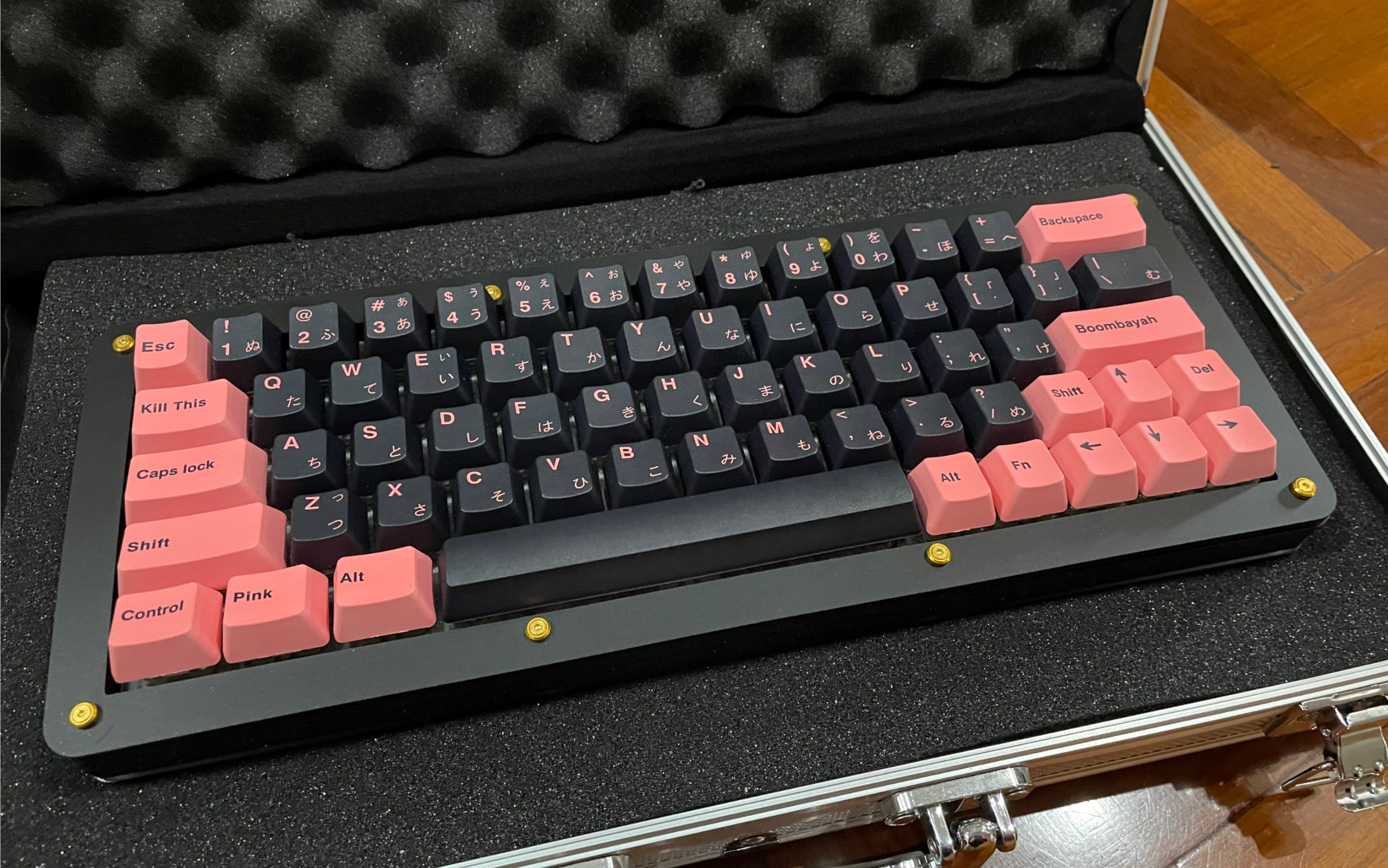 非常感谢亚克力gasket结构的樱桃银轴试打