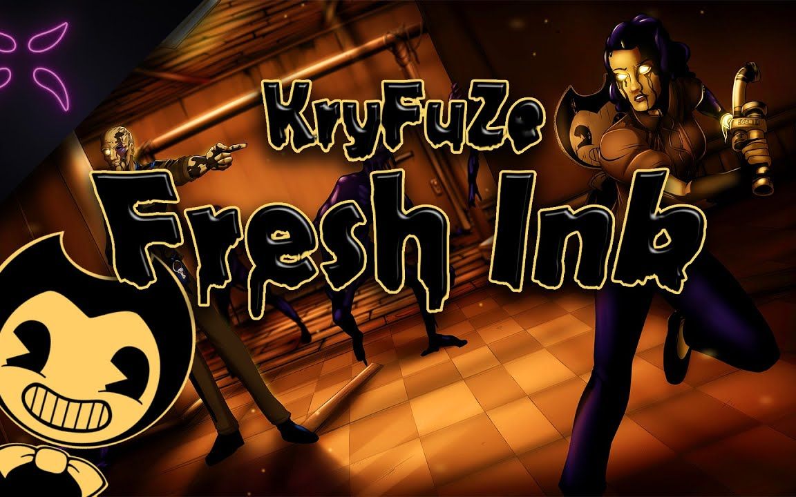 [图]🎵BENDY AND THE DARK REVIVAL SONG🎵 'Fresh Ink' (by KryFuZe) [LYRIC VISUALIZER]