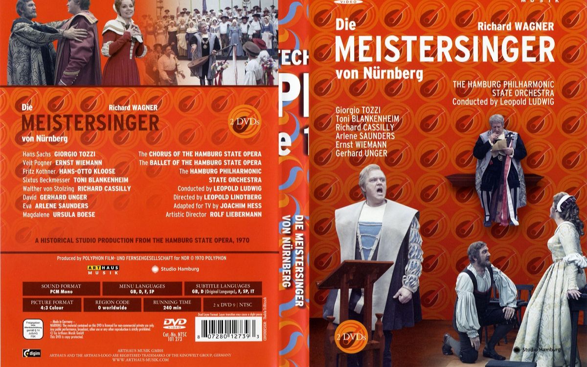 Richard Wagner瓦格纳  Die Meistersinger von Nurnberg 纽伦堡名歌手 (1970)哔哩哔哩bilibili