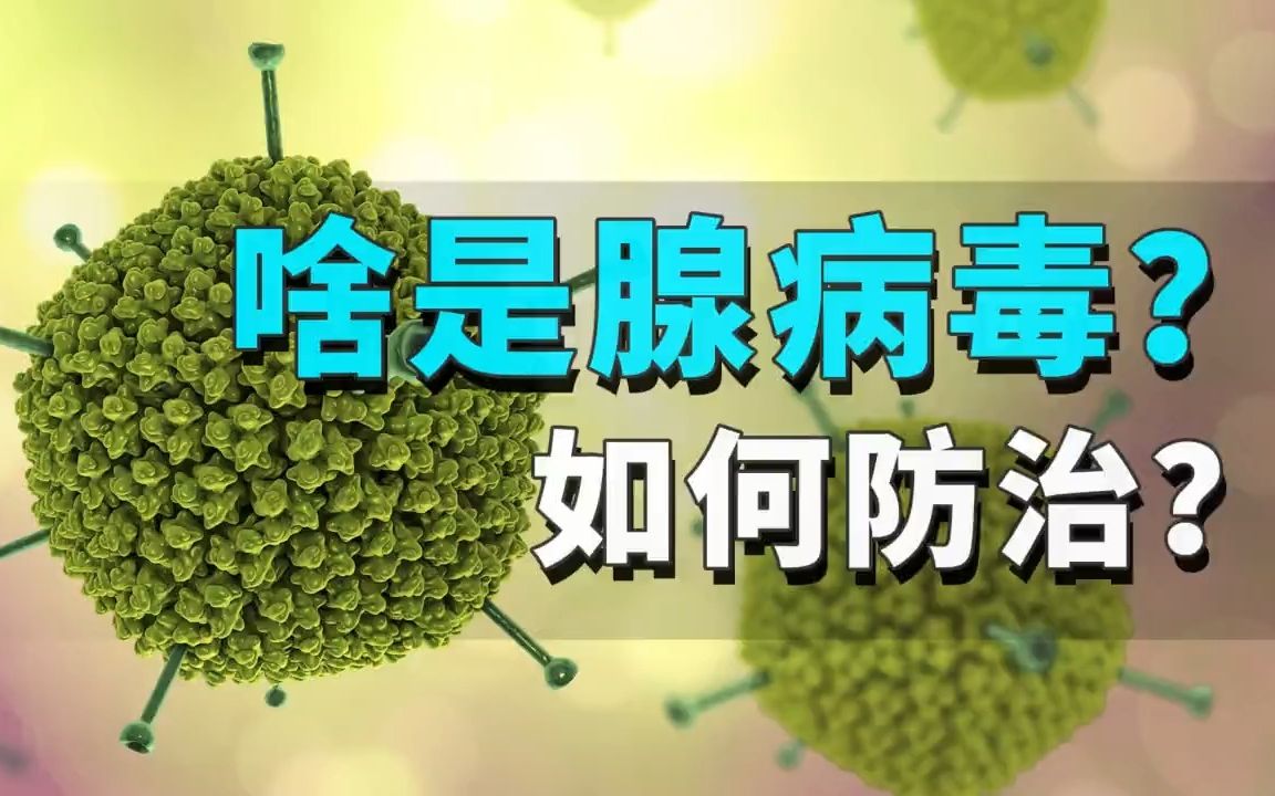 啥是腺病毒?如何防治?哔哩哔哩bilibili