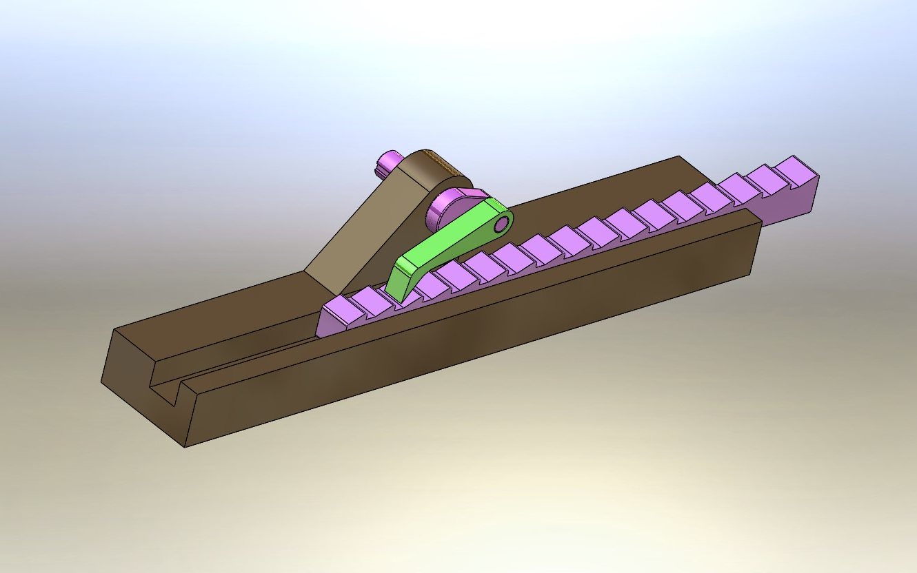 solidworks棘爪齿条机构建模 motion分析