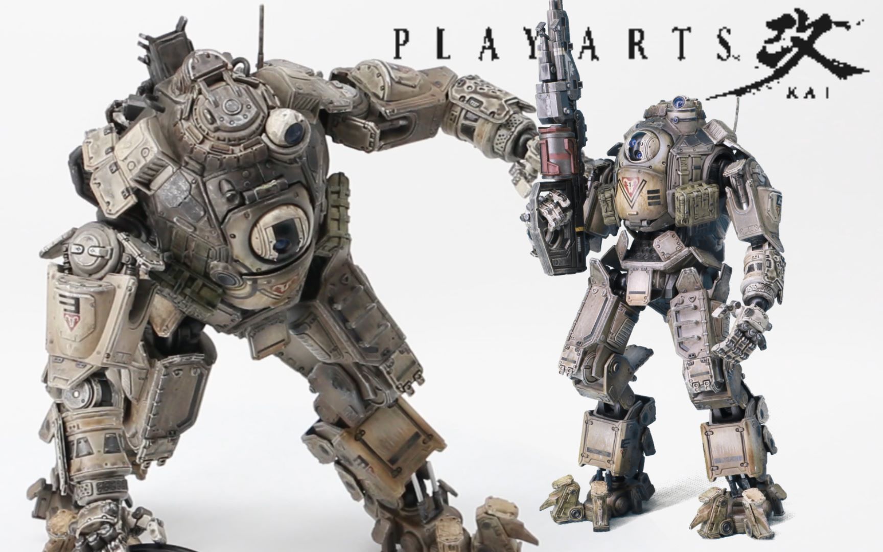 泰坦陨落titanfall天图阿特拉斯及嘉测评第四十二期20cm超可动模型