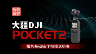 Download Video: 【蚂蚁摄影】大疆pocket2机身及主要按键详细讲解，让小白快速上手——相机视频说明书