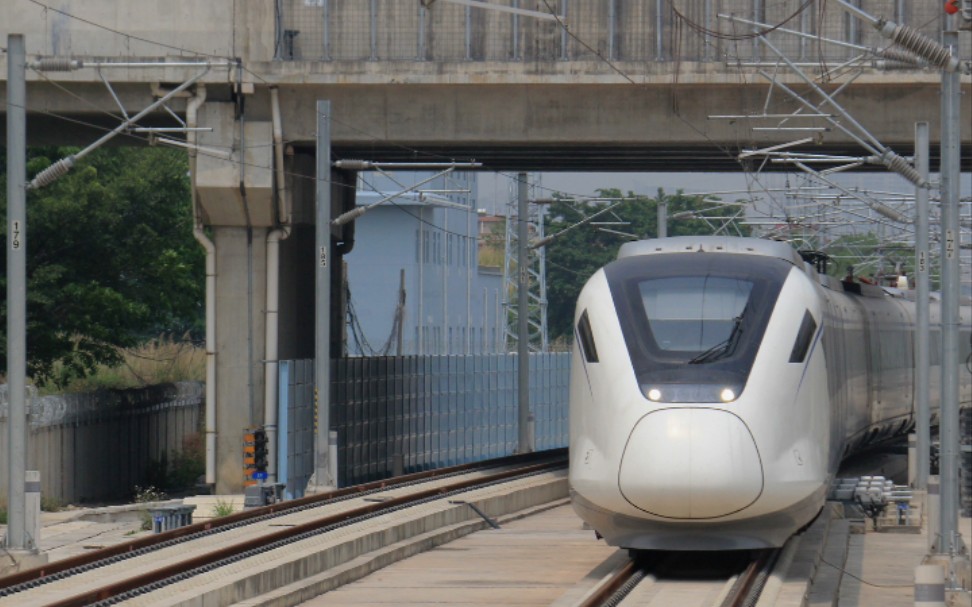 【杀猪刹车】【广州东环城际】crh6a进花都站