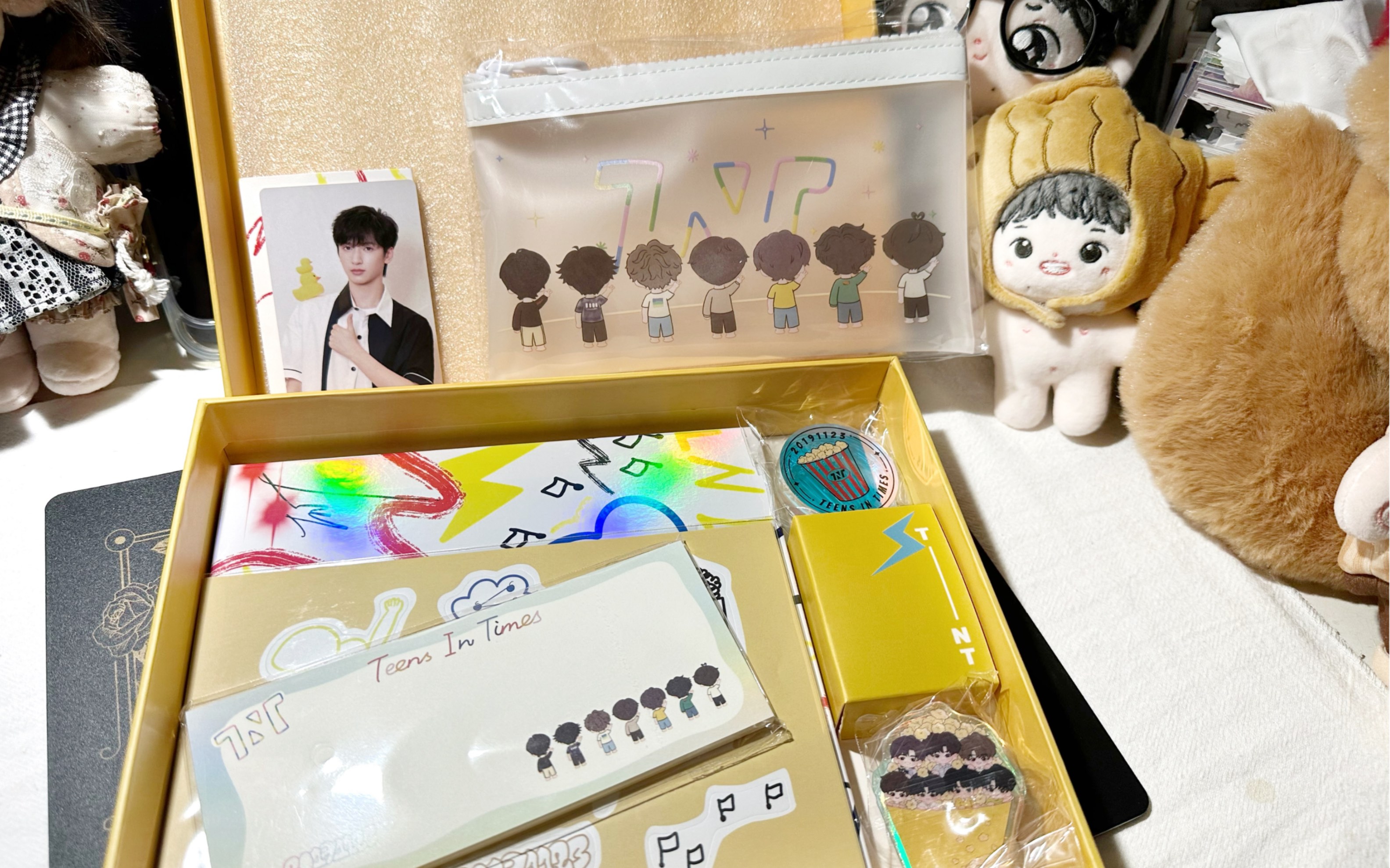 【开箱存档】时代少年团文具套装|是叠叠鸭小严!