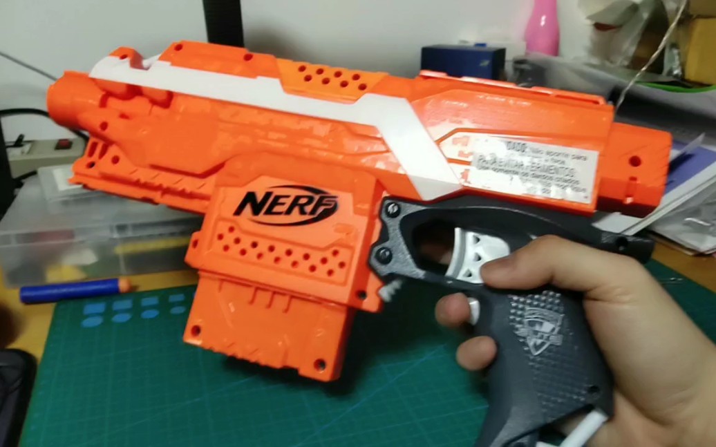 活动  nerf死拽夫strafe发射器开箱把玩初体验
