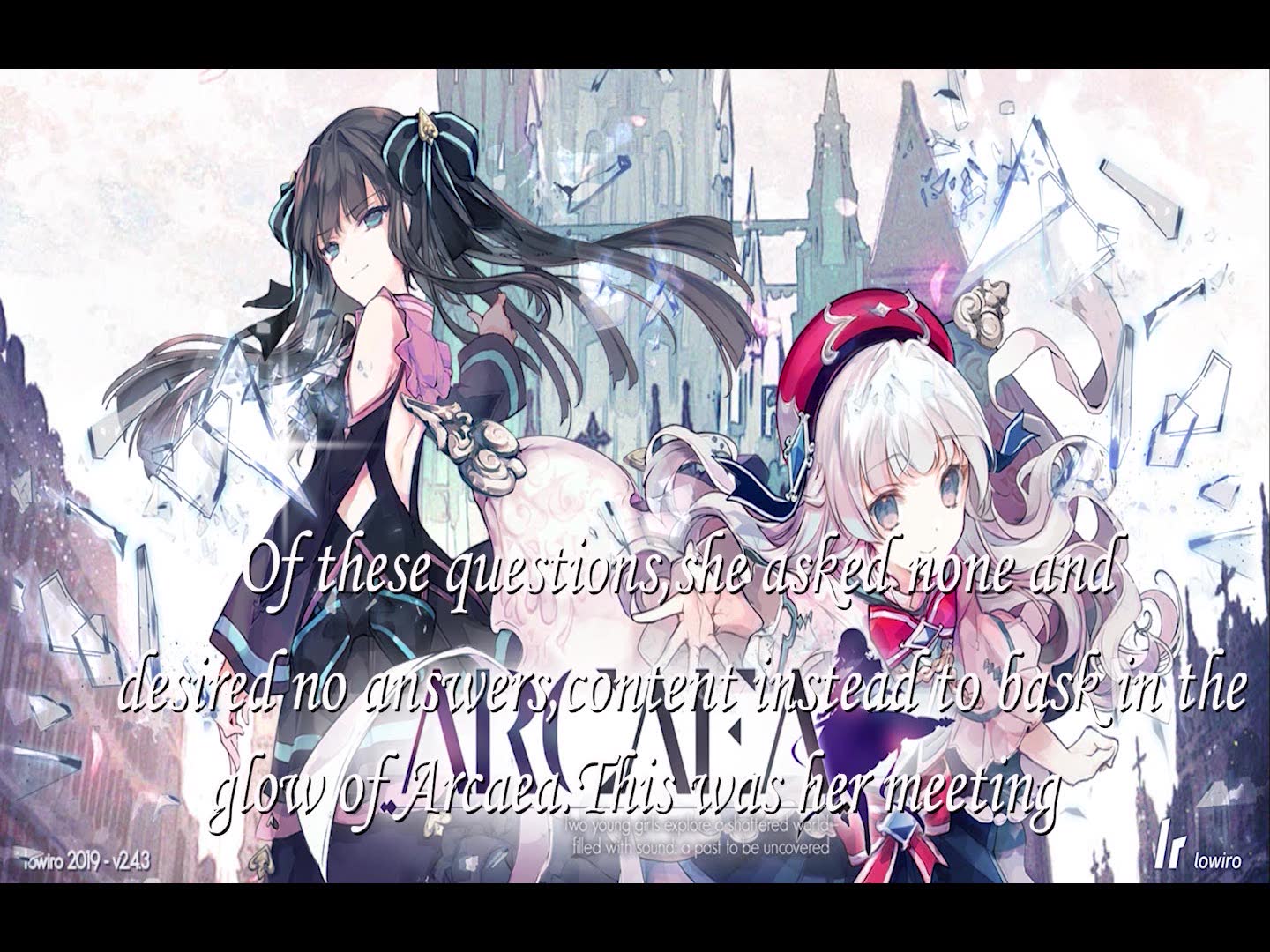 arcaea 英文剧情 有声读物 光 chapter 1-1(含字幕)_哔哩哔哩 (゜-゜)
