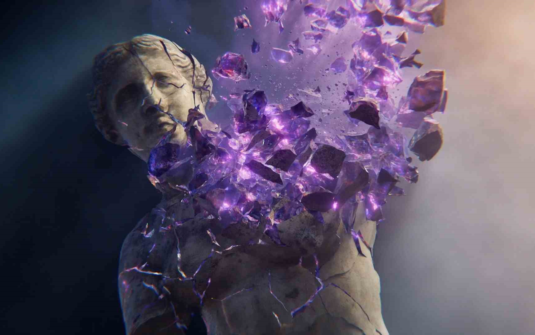 houdini魔幻晶体解体破碎特效教程crystal destruction