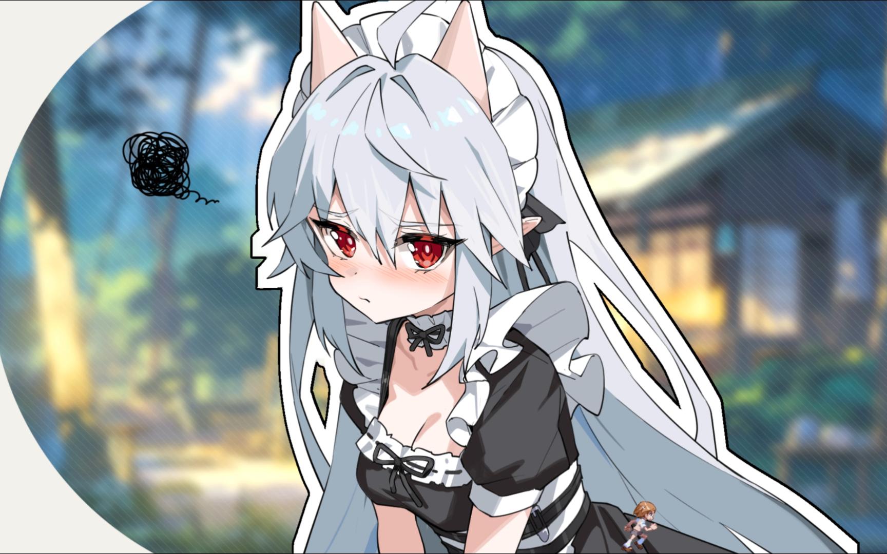 【星引擎】旗袍&太刀 女仆皮肤原画动画欣赏