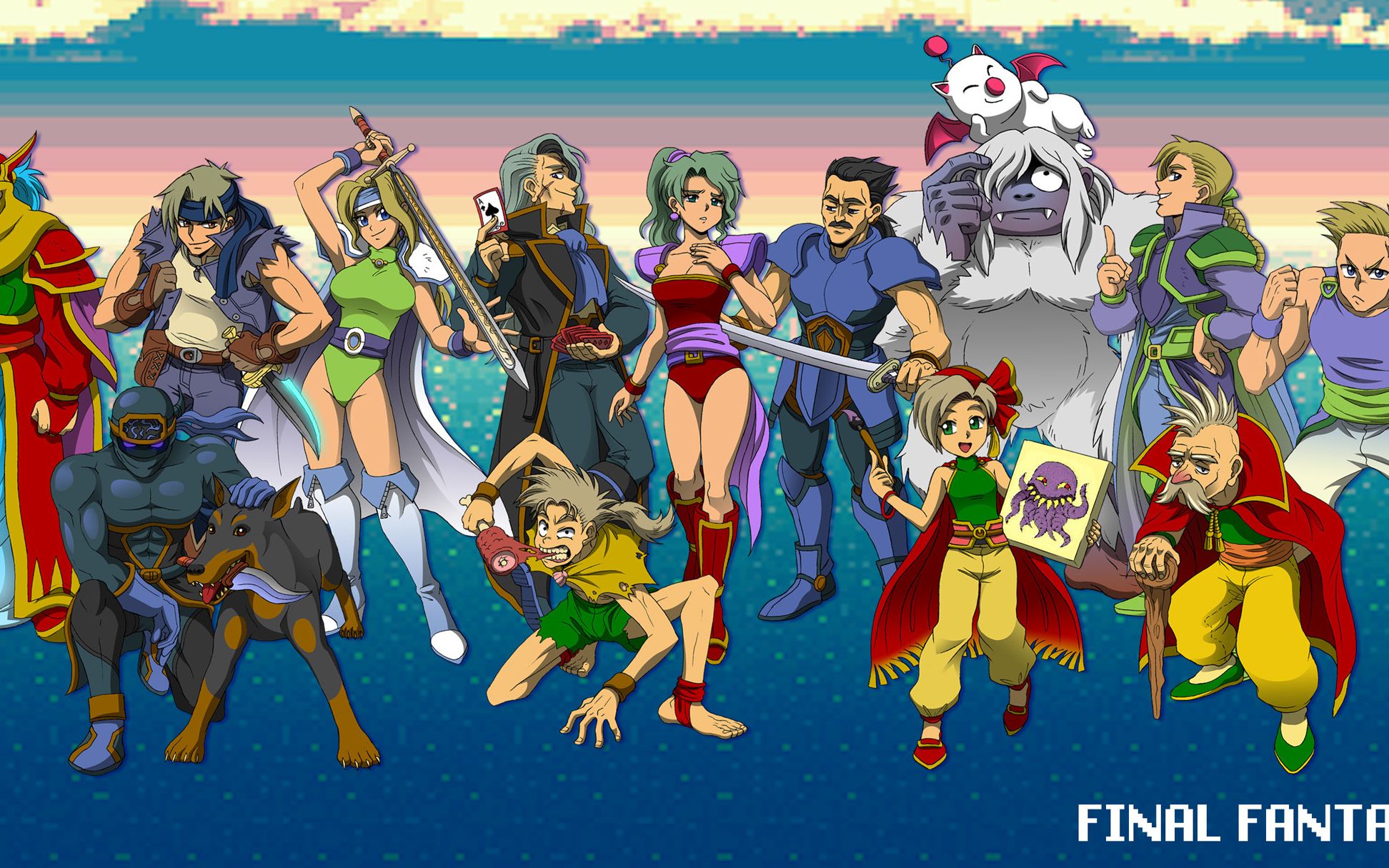 [颖火虫玩游戏第33期]sfc最终幻想6美版 通关录像08_哔哩哔哩 (゜-゜)