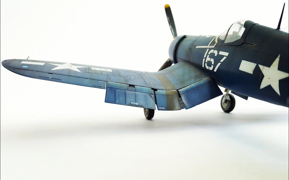 tin 田宫48比例 f4u-1d"海盗" - 组装_哔哩哔哩 (゜-゜)つロ 干杯