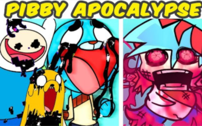 FNF VS Glitched Finn And Jake - Pibby Apocalypse (FNF Suffering Siblings) 