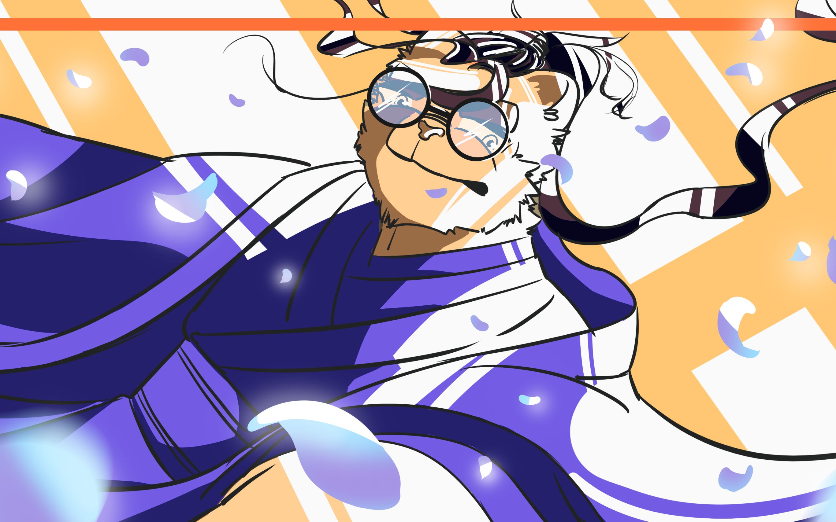 【板绘练习】一个靠效果撑起来的furry设定【电脑壁纸】