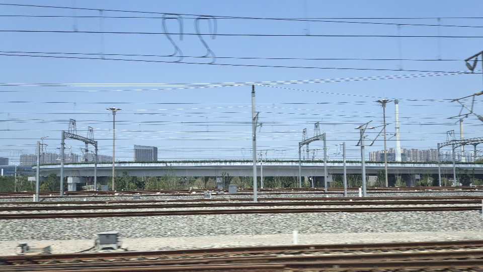 d1931次西安北-阿房宫站侧边展望